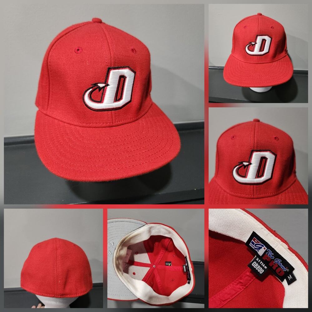 VTG Dickinson‎ Red Devils College The Game Mens M Medium Fitted Hat Cap